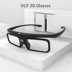 2025 Hot DLP Link Active Shutter 3D Glasses USB Rechargeable Eyeglasses for All Home Cinema DLP Projector Eyewear Not For All TV