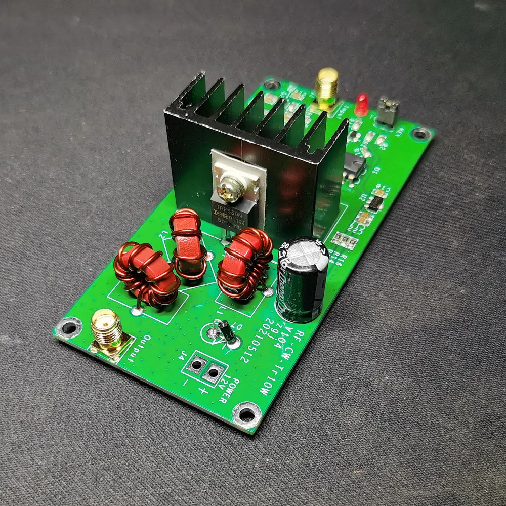 10W 13.56MHz QRP Radio CW Transmitter, Power Amplifier, Short Wave Amplifier Board