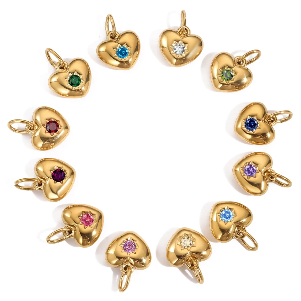 EMANCO Herzförmige Niedliche Anhänger für DIY-Ohrringe, Designer-Armband, Halskette, Schmuckherstellung, 48-Stunden-Versand – Detail 9