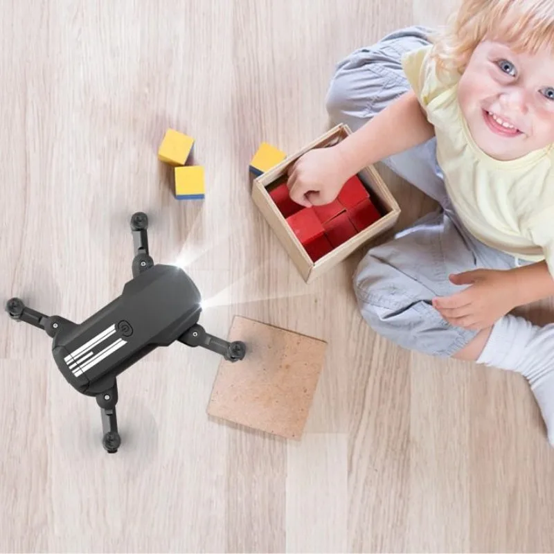 LS-MIN Mini Drone 4K HD fotografia aerea Quadcopter telecomando aereo giocattoli per studenti e bambini giocattoli regalo