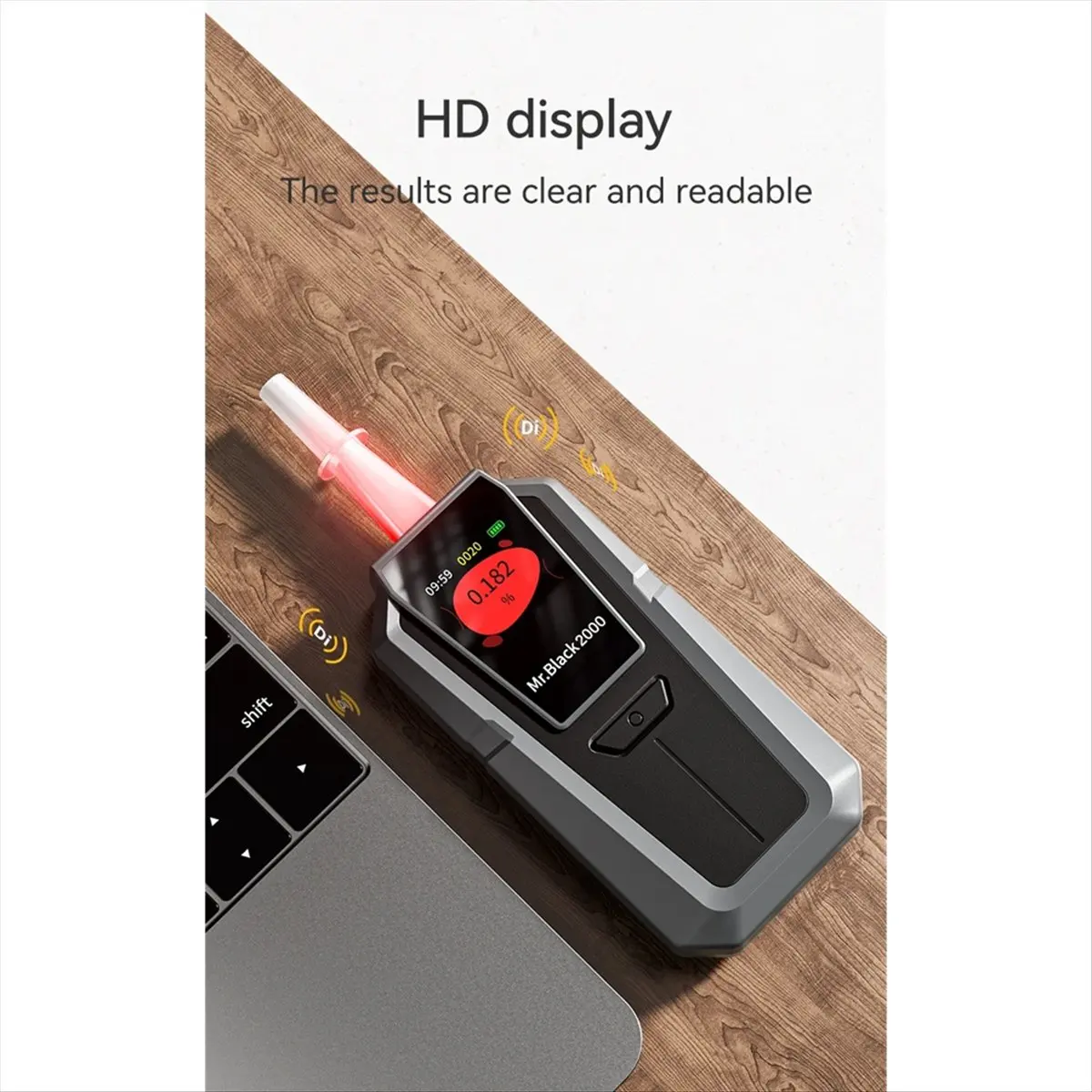 

*ESTR портативный мундштук полицейский цифровой дисплей анализатор дыхания тестер алкоголя алкотестер для личного применения