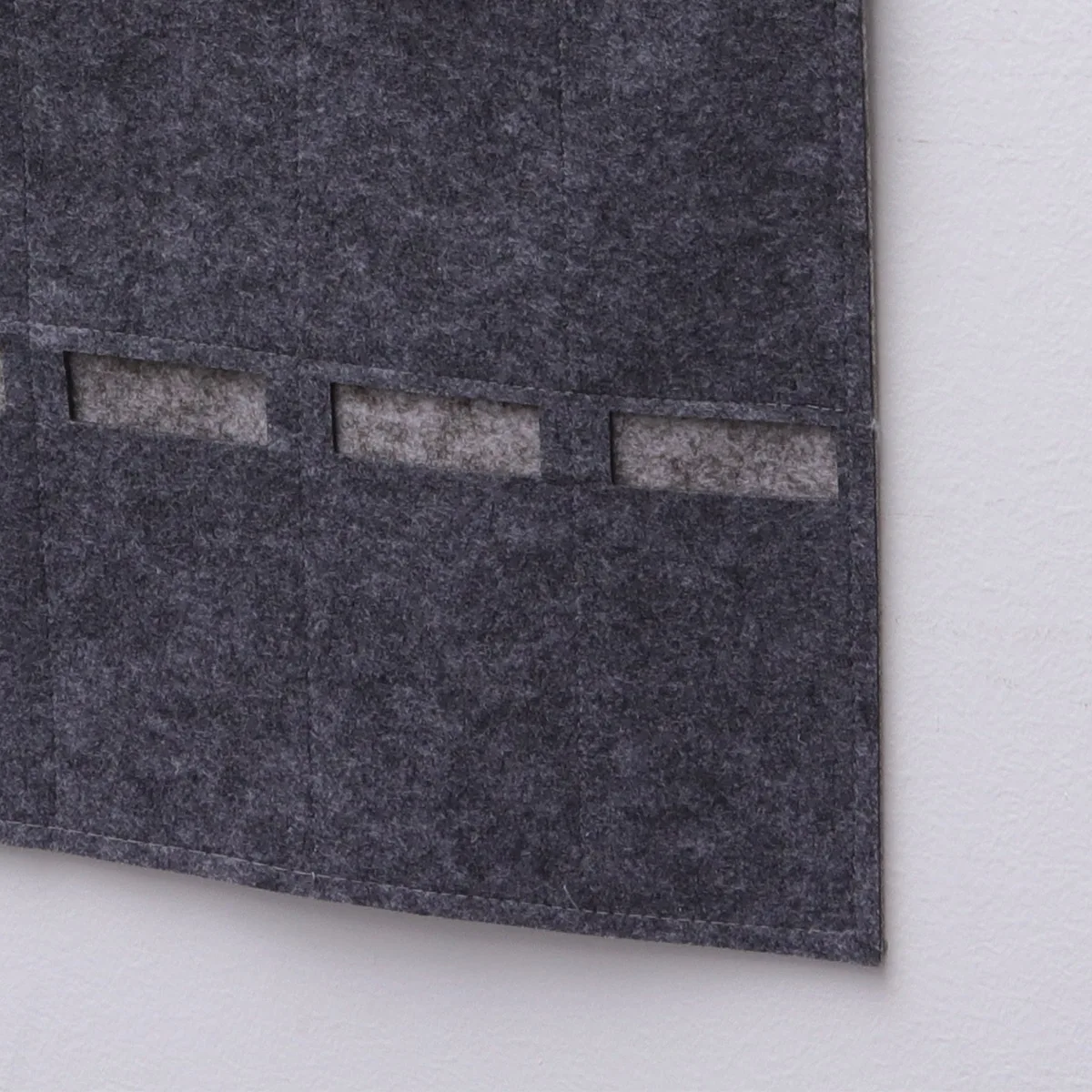 

Glasses Storage Hanging Bag Organizer Grey Non Woven Wall Mounted For Jewelry Sunglasses Earring Necklaces Bracelets Ring Holder