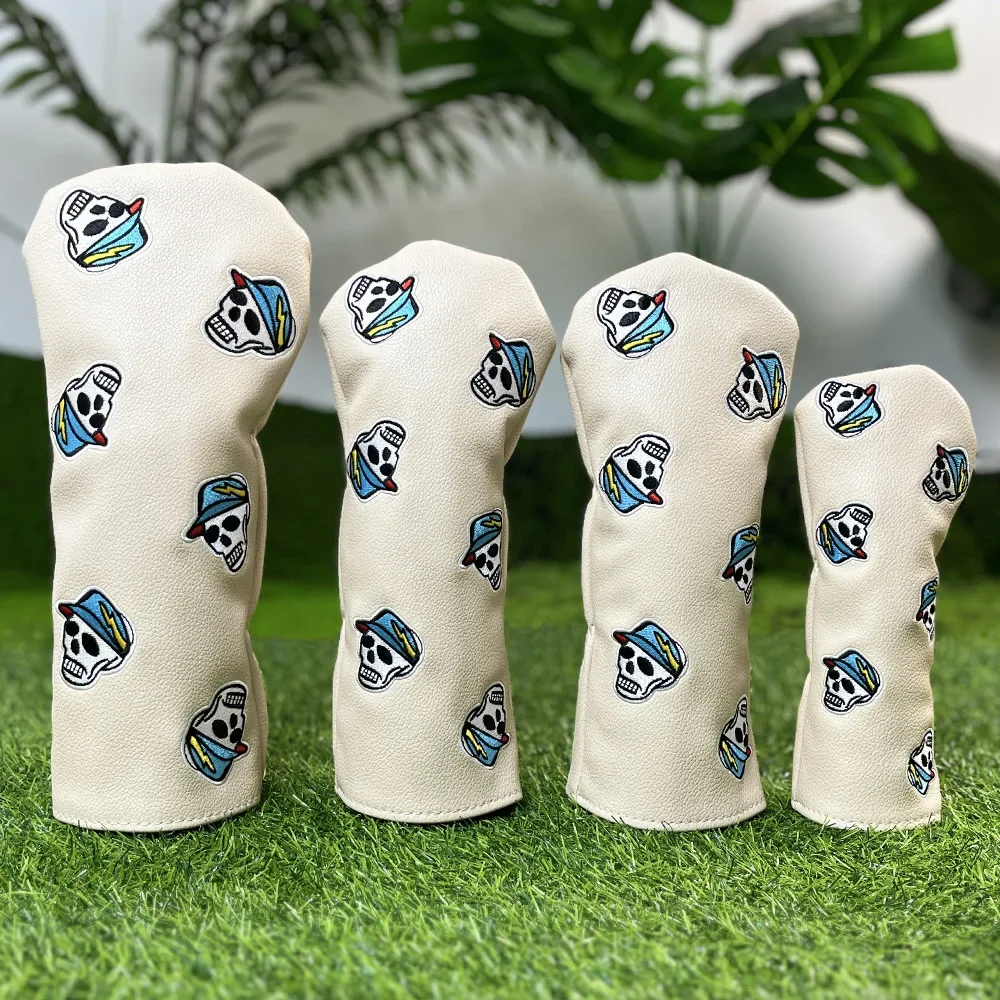 

Golf Club Covers - Skeleton - Protectors, Waterproof PU Leather Headcovers