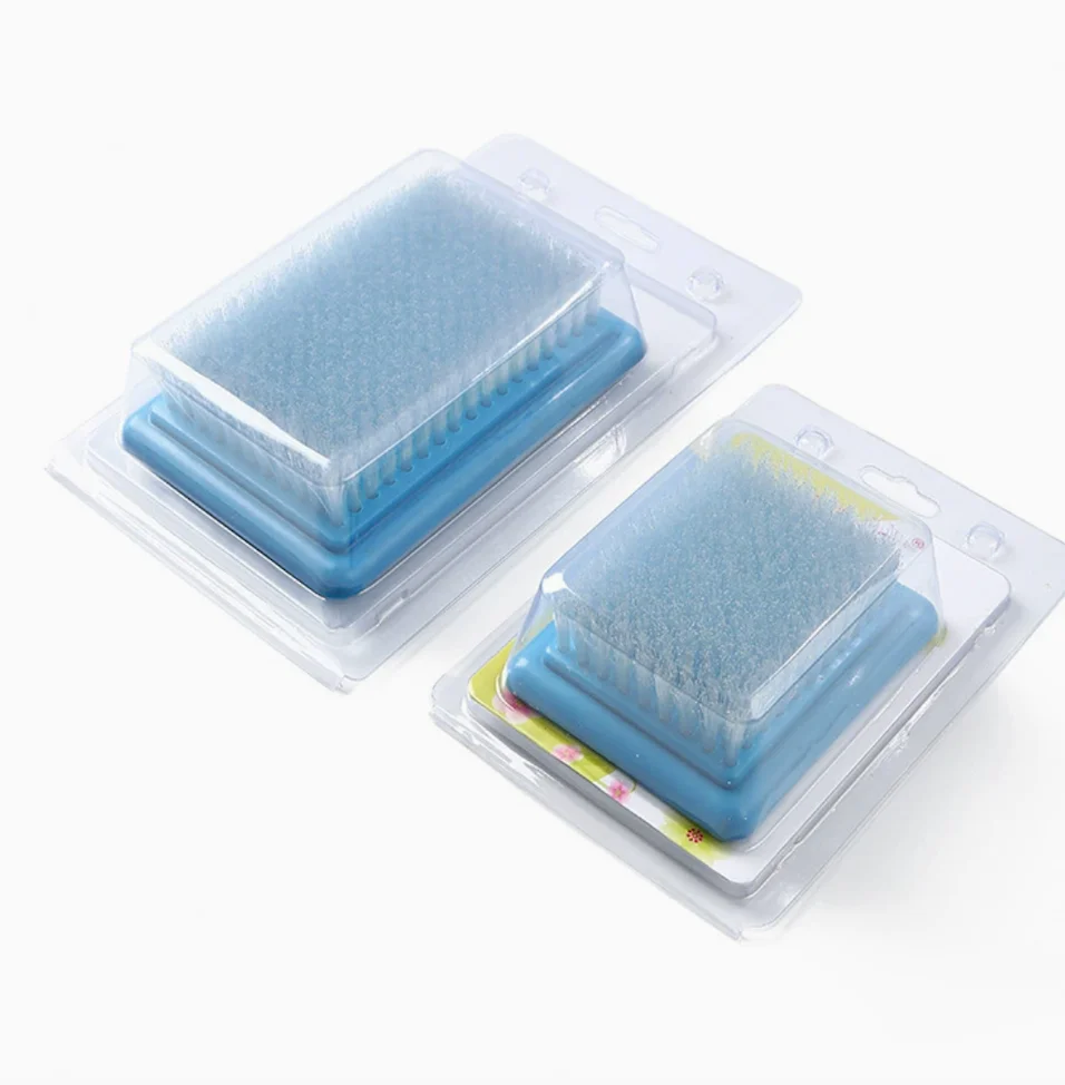 Blue Wool Felt Bottom Brush Embroidery Stitching Punch Craft Tool Felting Needle Mat Poke Poke Happy