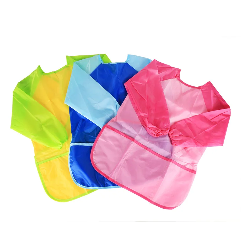 Delantal impermeable para niños de 5 a 8 años, ropa antidesgaste, disfraz, blusa artesanal