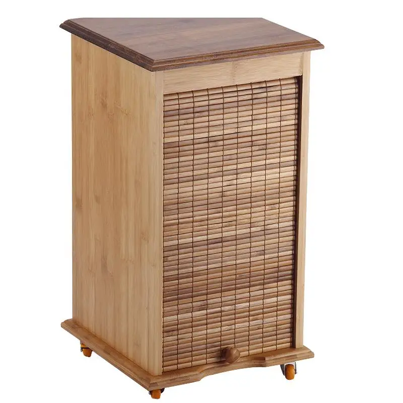 9 layer High capacity Bamboo wood Pu'er tea cake storage cabinet Desktop box tray set spare parts