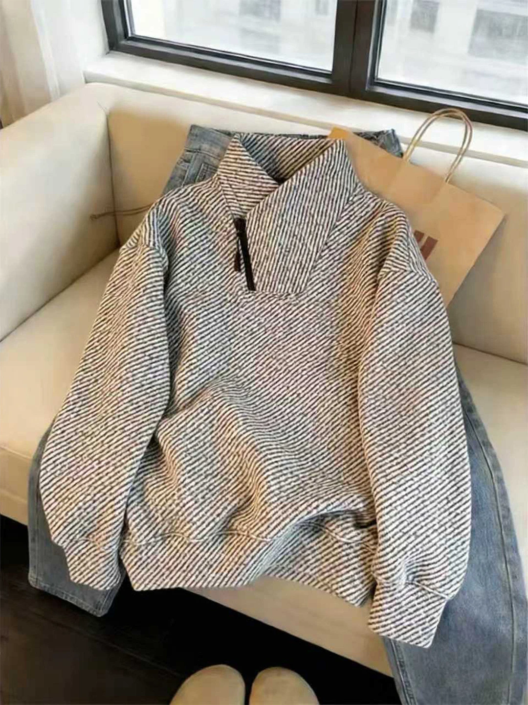 

Мужская зимняя футболка с воротником на молнии, длинным рукавом, на флисовой подкладке, с узором Fibone, плотная, в американском стиле, для ношения под одеждой