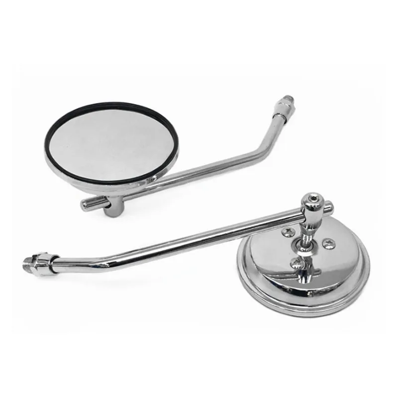 Universeller 10-mm-Rückspiegel für GSX-S750, GSX-S1000, V-Strom 650 – Motorradspiegel, runder, verchromter, verstellbarer Rückspiegel. – Detail 6