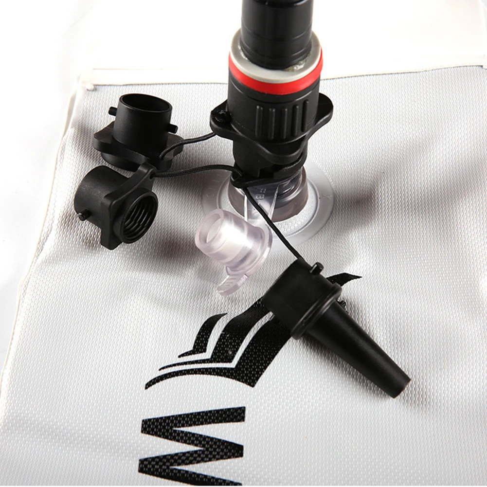 5-in-1 aufblasbarer SUP-Pumpenadapter, multifunktionaler Luftventil-Adapter-Kit für Schlauchboote, wasserdicht, tragbar, für aufblasbare Matratzen
