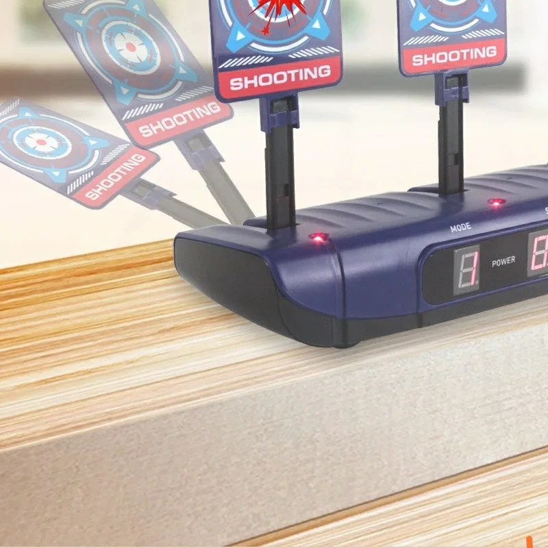Zielscheibe für Schaumstoff-Dartblaster mit Automatischer Rückstellung, Elektrischer Zielton und Licht, Hochpräzise Punktezählung, Schießspiel-Zubehör – Detail 24