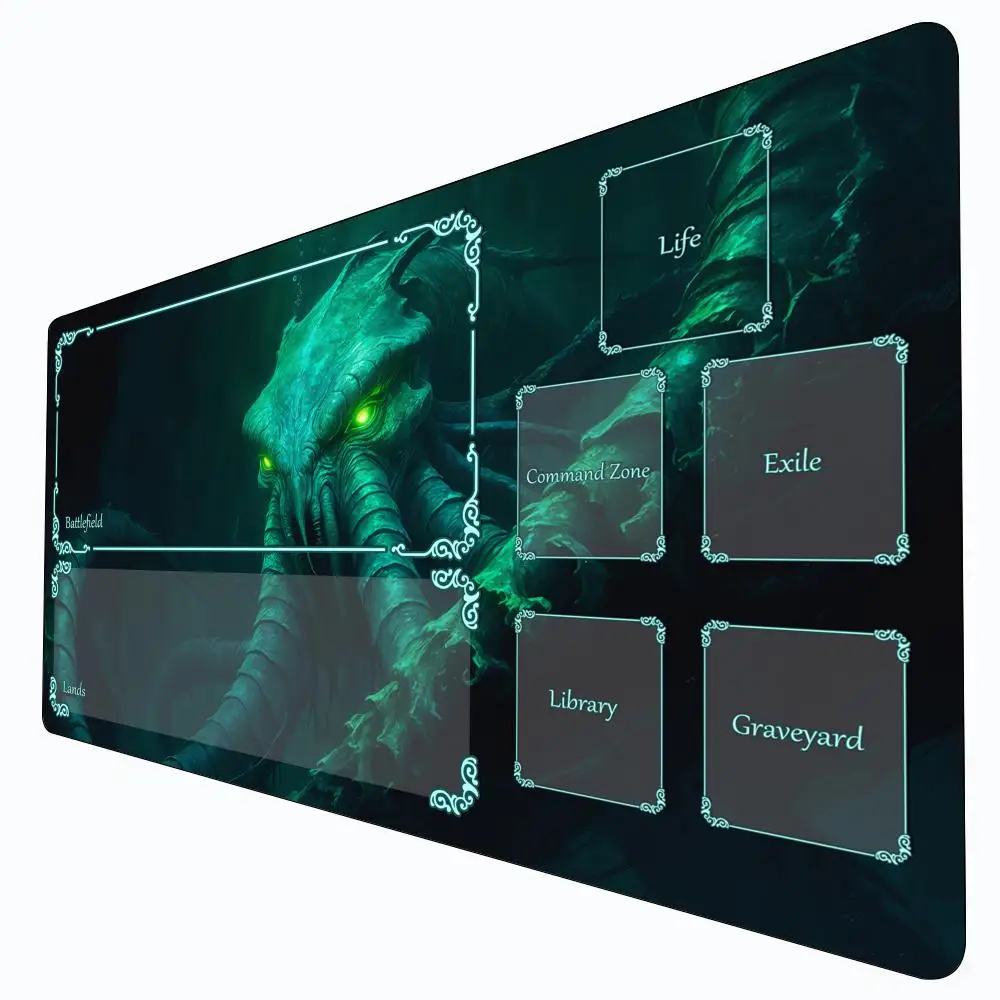 

Giant horror octopus design MTG Playmat Magic Card Battle Mat Non-Slip Durable 35X60CM Commander playmat tapete magic mtg