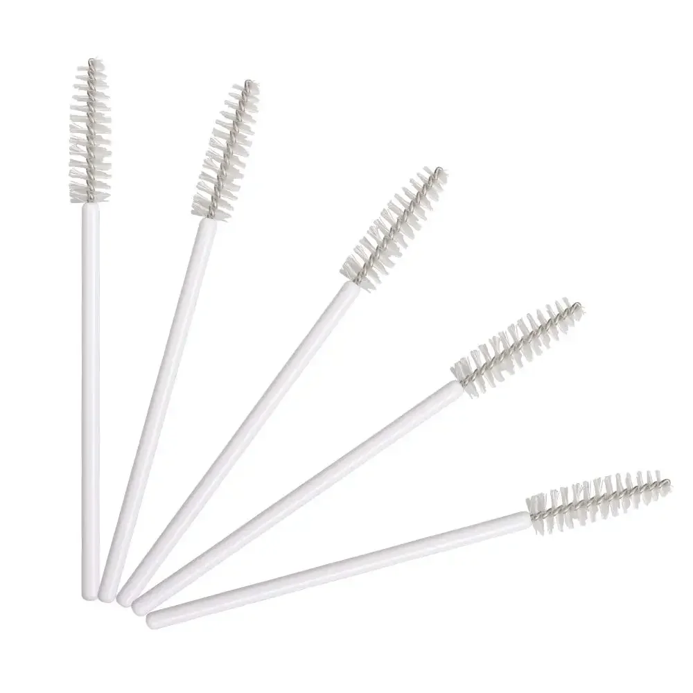 1000Pcs/lot Disposable Micro Eyelash Brushes Mascara Wands Applicator Cosmetic Brushes Comb White Eyelash Extension Makeup Tool