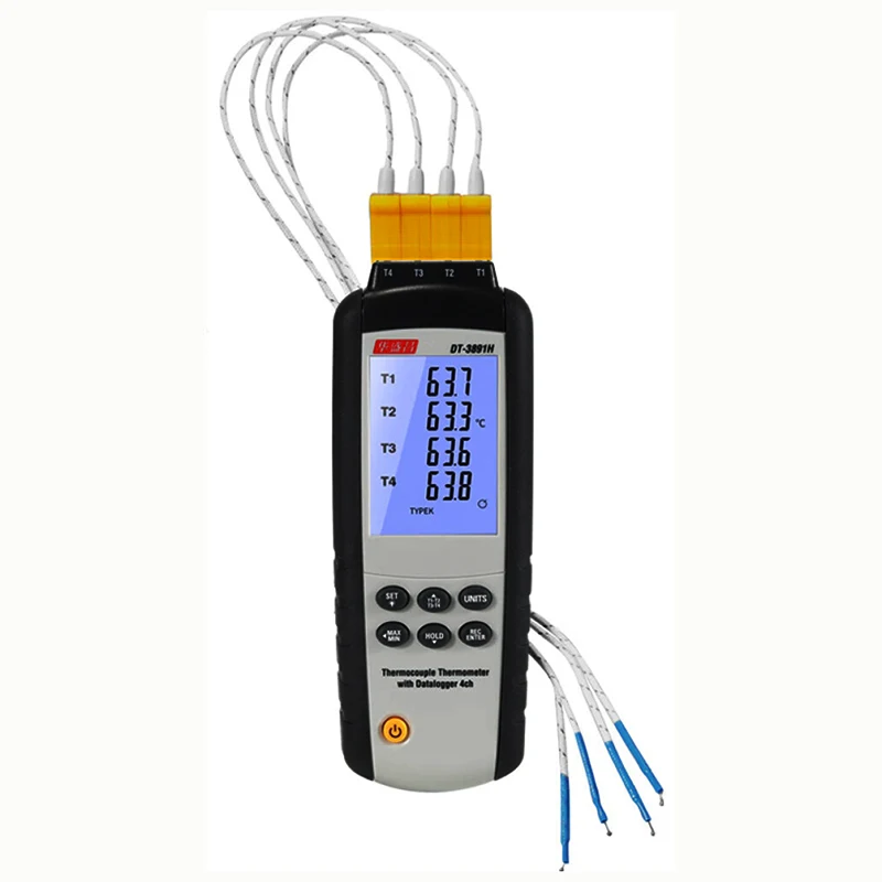 

CEM Thermometer Probe Industrial High Accuracy Temperature Measurement Recorder DT-3891G-H-8891E Multi-channel Temperature