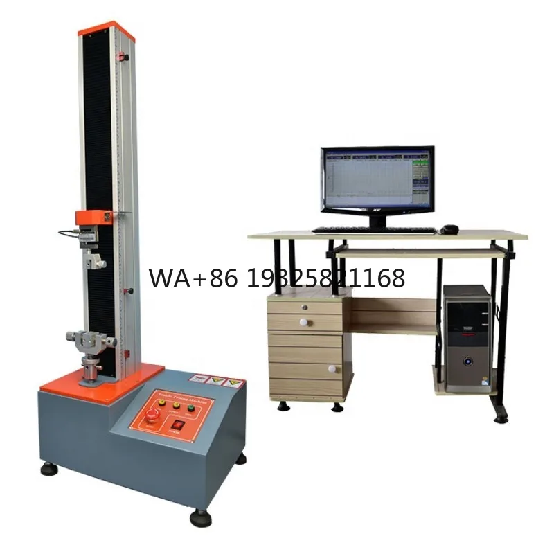 ASTM D3039 ISO 6892 ASTM D828 ISO 37 Tensile Strength Measurement Test Device