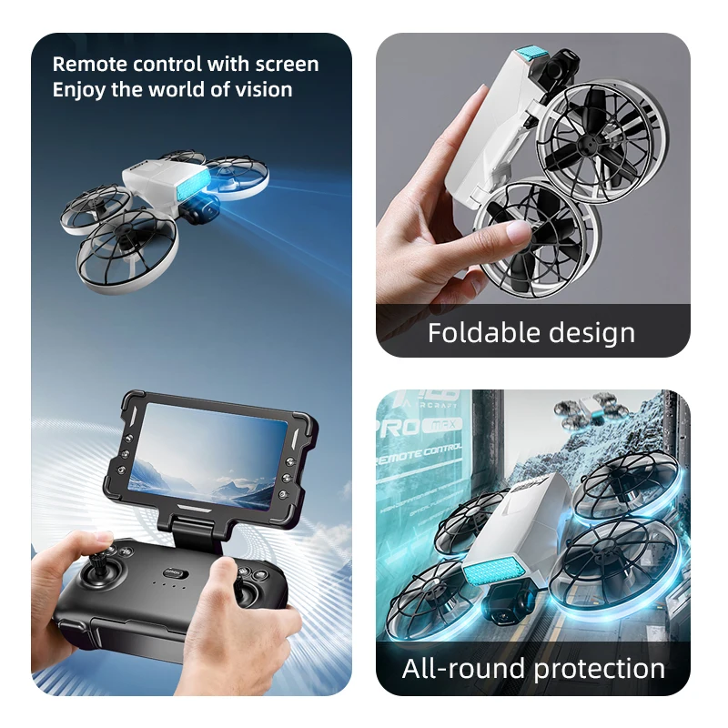 H28 Opvouwbare Rc Drone 4K Dual Camera 2.4G Drone Afstandsbediening Luchtfotografie Vliegtuigen Optische Stroom Positionering Quadcopter