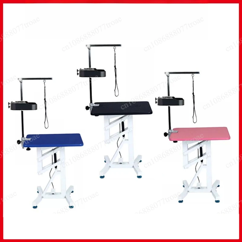 Pet store grooming table, lifting pneumatic rotary table, blowing and shearing table