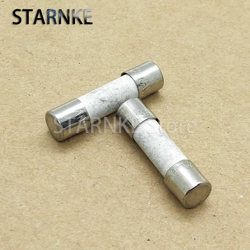 50PCS New Original 5*20MM Ceramic Fuse T6.3AH 250V Slow Break Fuse