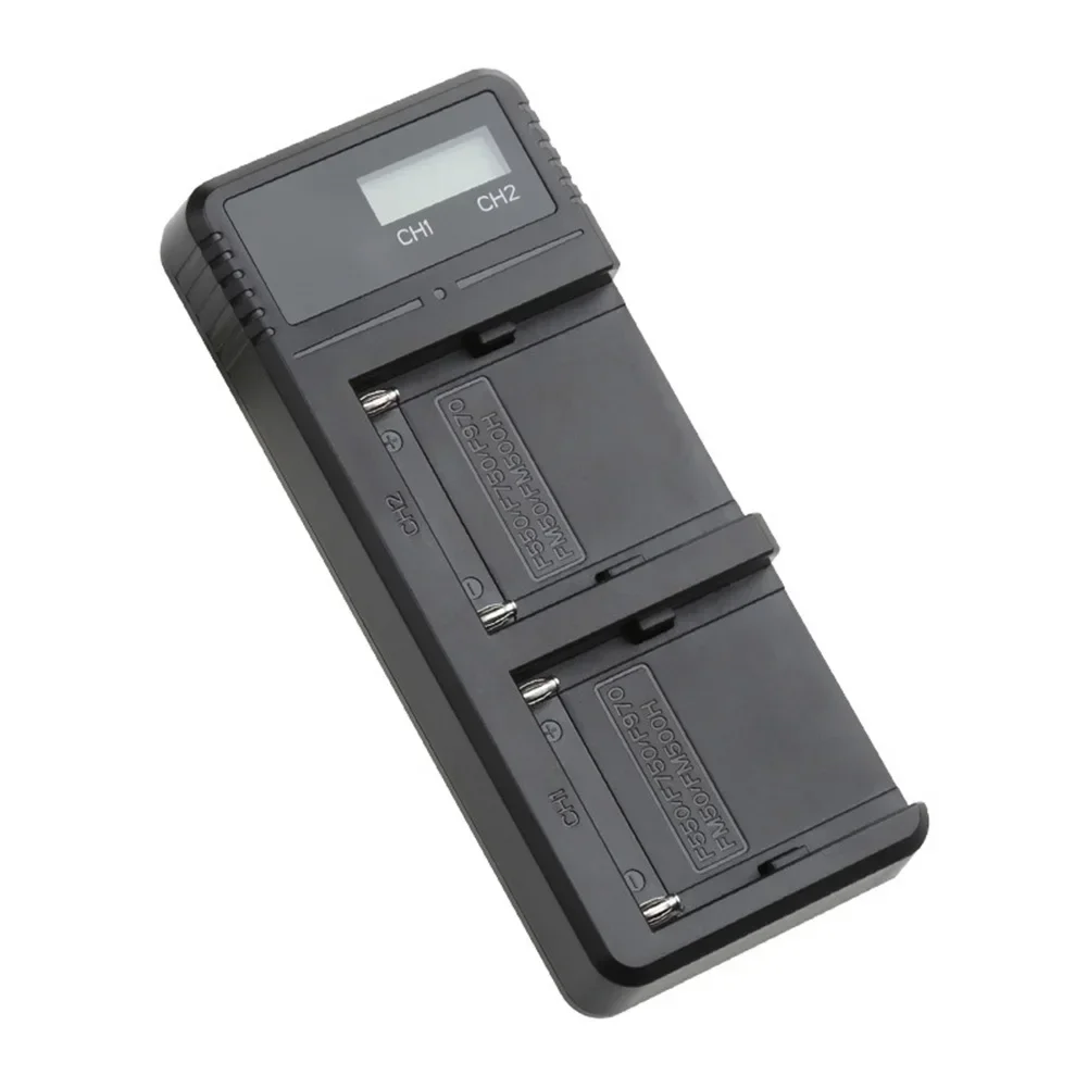 

Dual USB Battery Charger for Sony NPF Series with LCD Display for Efficient Charging of Two Batteries Simultaneously