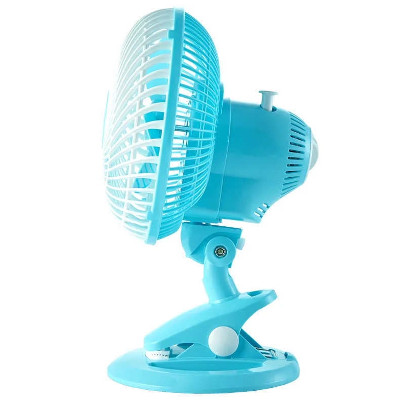 Ventilador de mesa de 7 pulgadas, miniventilador eléctrico, ventilador de escritorio, Clip de 180mm, izquierdo y derecho giratorio, 50-60Hz, 20W de potencia, AC220-240V