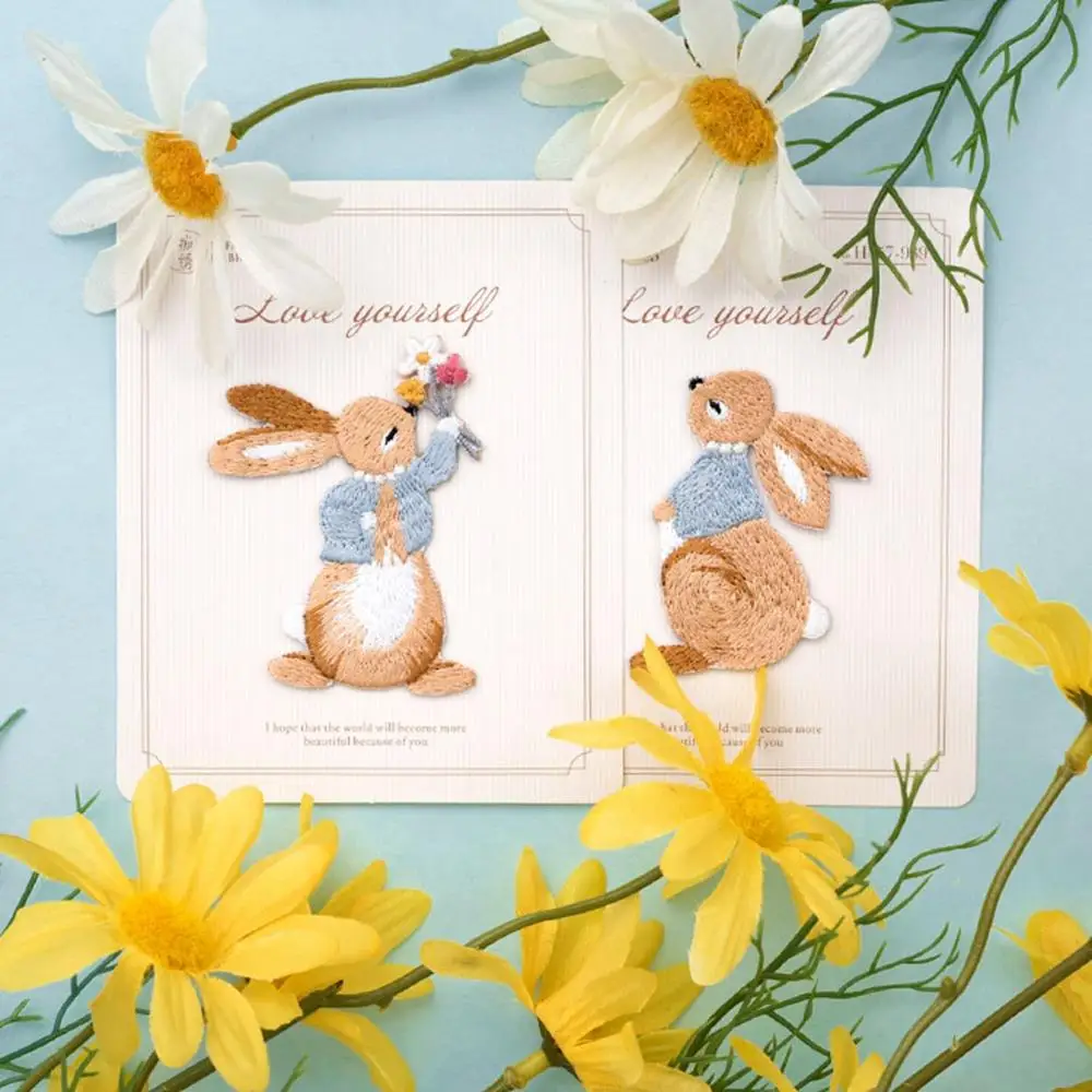 

For Kids Clothes Designer Small Glue Patch Apparel Sewing Iron On Patches Embroidery Clothes Decor Applique