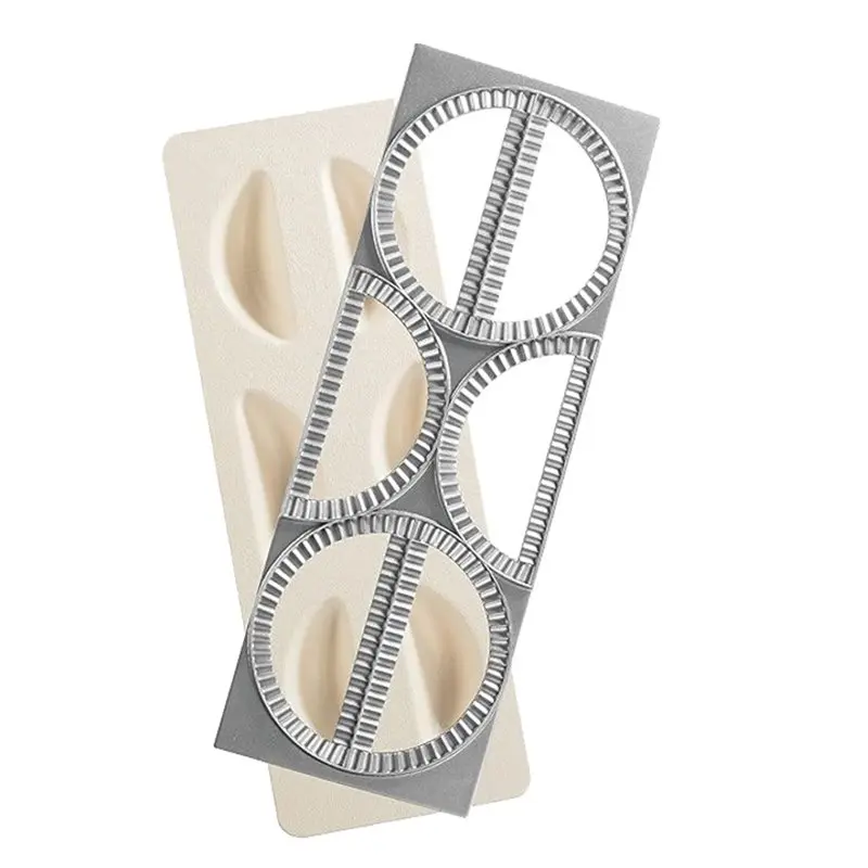 ABAE-Pierogi Maker With Tray& Press-6-Dumpling Craft Tool For Empanadas, Potstickers In One Go