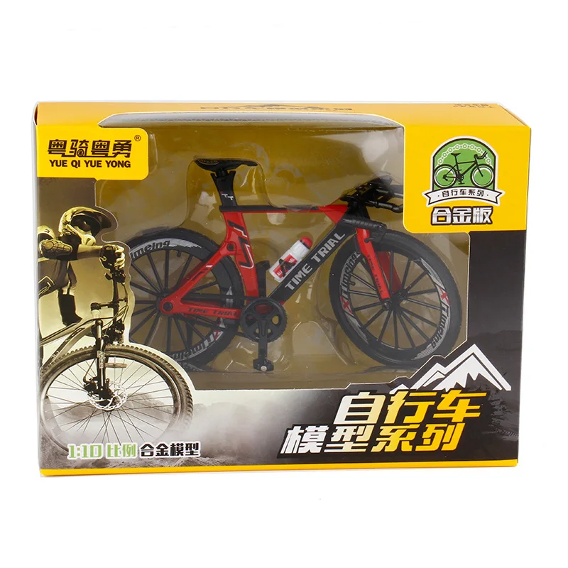 17CM simulation alloy bicycle model toy mountain bike racing toy simulation Mini Bike collection toy children's gift