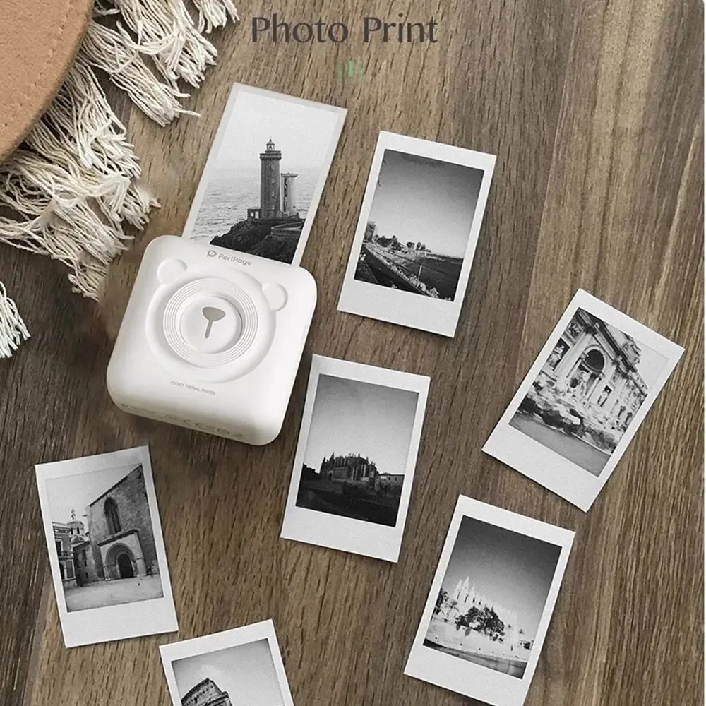 Carta Termica Bianca per Stampante Paperang, Carta per Stampa da Fotocamera, Carta per Stampante di Etichette, Carta Termica per Stampante