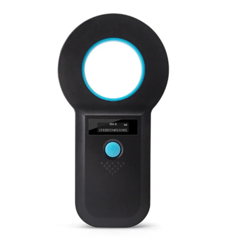 Y19A 134.2Khz Dog Cat Reader For Animal Ear Tag Glass Chip RFID Handheld Microchip Reader Scanner For Pet Animals