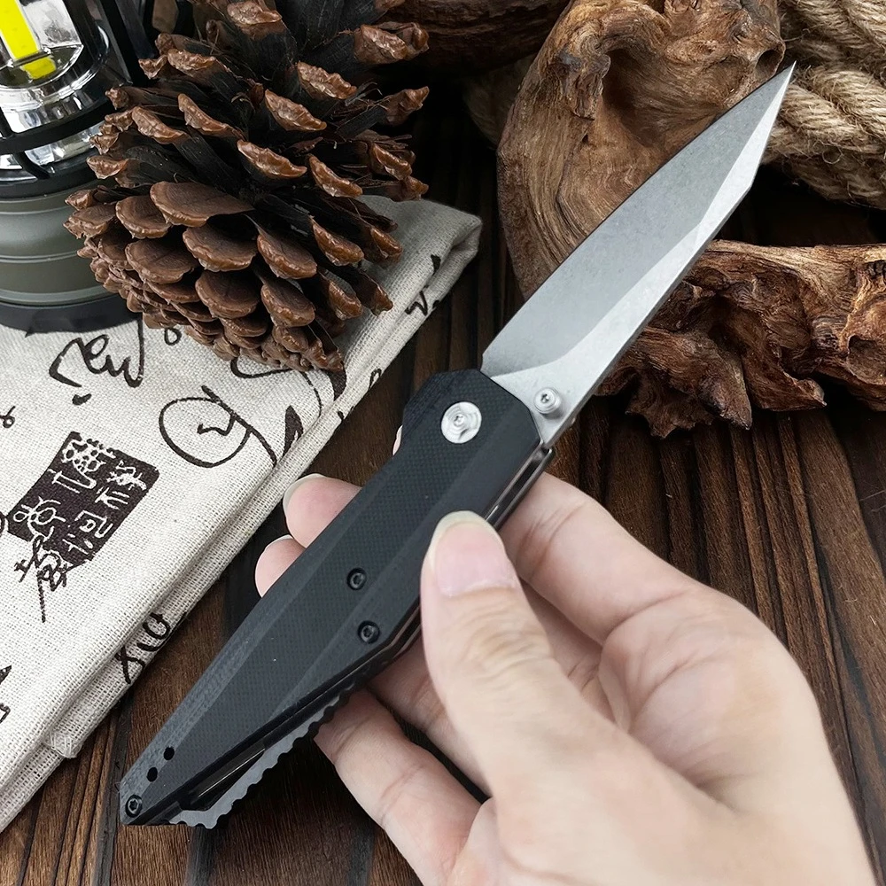 المحمولة EDC سكين للفرد التخييم في الهواء الطلق شواء الصيد فائدة سكين جيب البرية الصيد بقاء مغامرة سكين مدمج #3