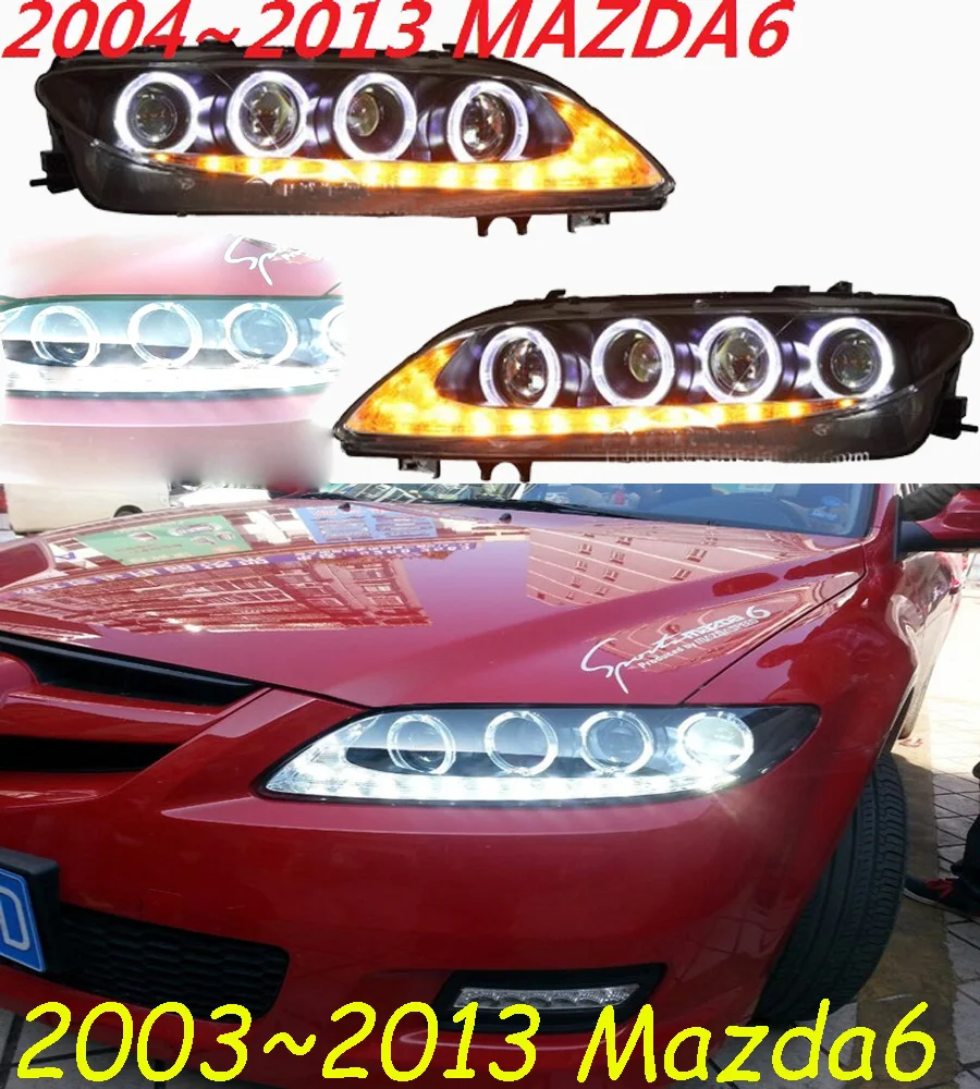 2PCS Car Styling Head Lamp For Mazda 6 Headlight 2003~2013year Mazda6 Headlights Bi-Xenon Head Lamp LED DRL Car Lights