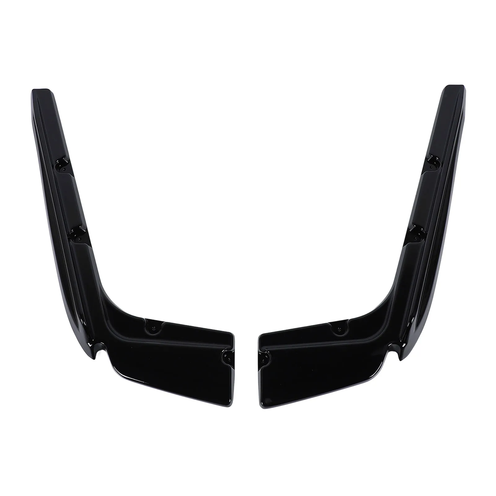 

1 пара глянцевых черных защитных ограждений спойлера заднего бампера, совместимых с BMW 3 серии F30 F31 с 2012–2019 гг.