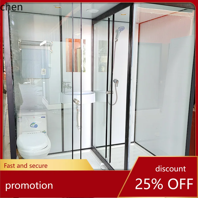 

HT Dry-Wet Separation Встроенная душевая комната Универсальная ванная комната Встроенный душевой кабинет Встроенный мобильный