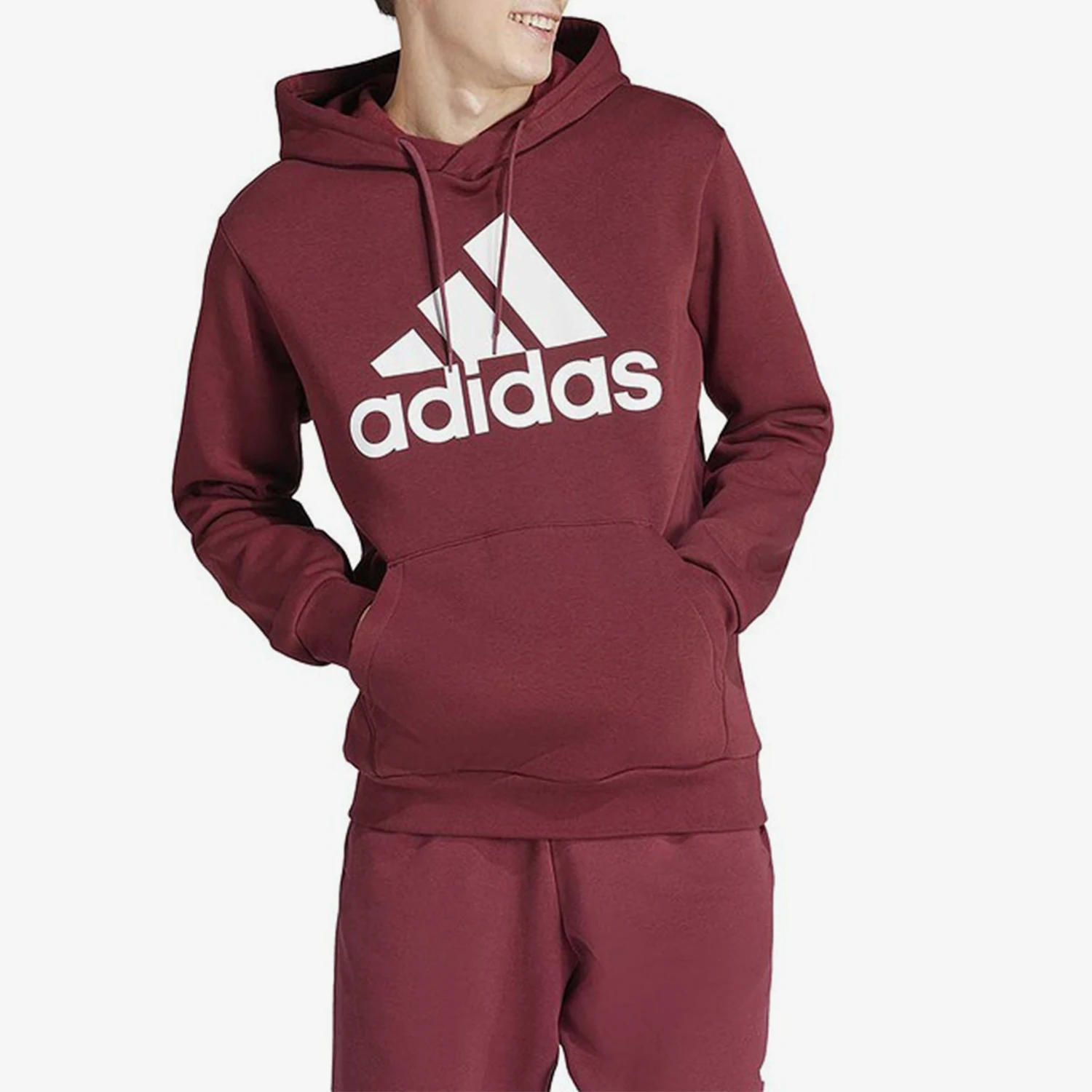 Sudadera con capucha clásica de forro polar, cálida y de diseño original para hombre, de la marca Adidas, modelo IN0626.