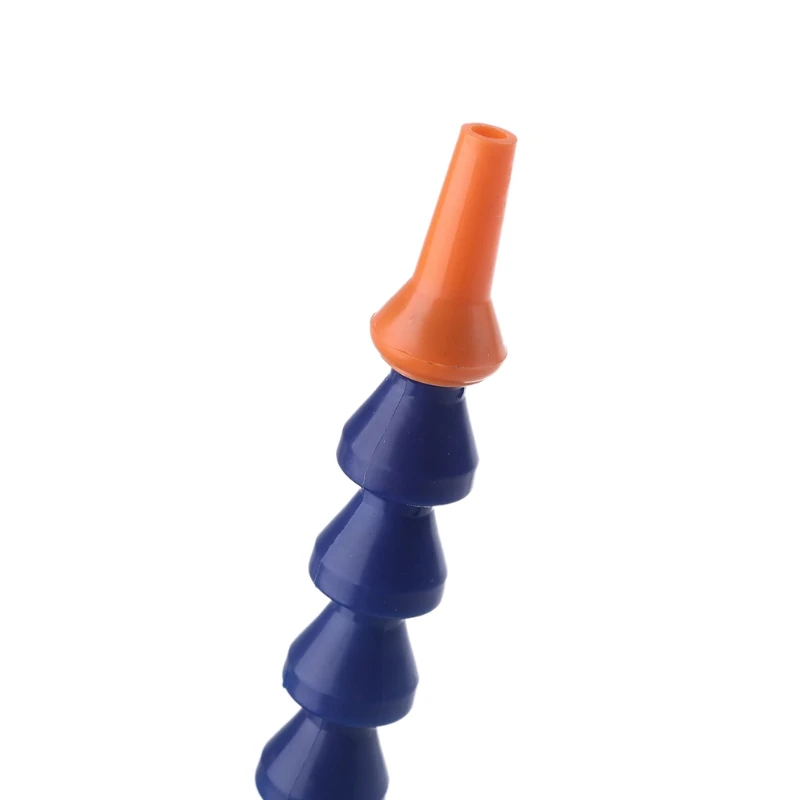 Tubo flessibile per tubo refrigerante olio flessibile da 10 pezzi ugello tondo 1/4PT arancione