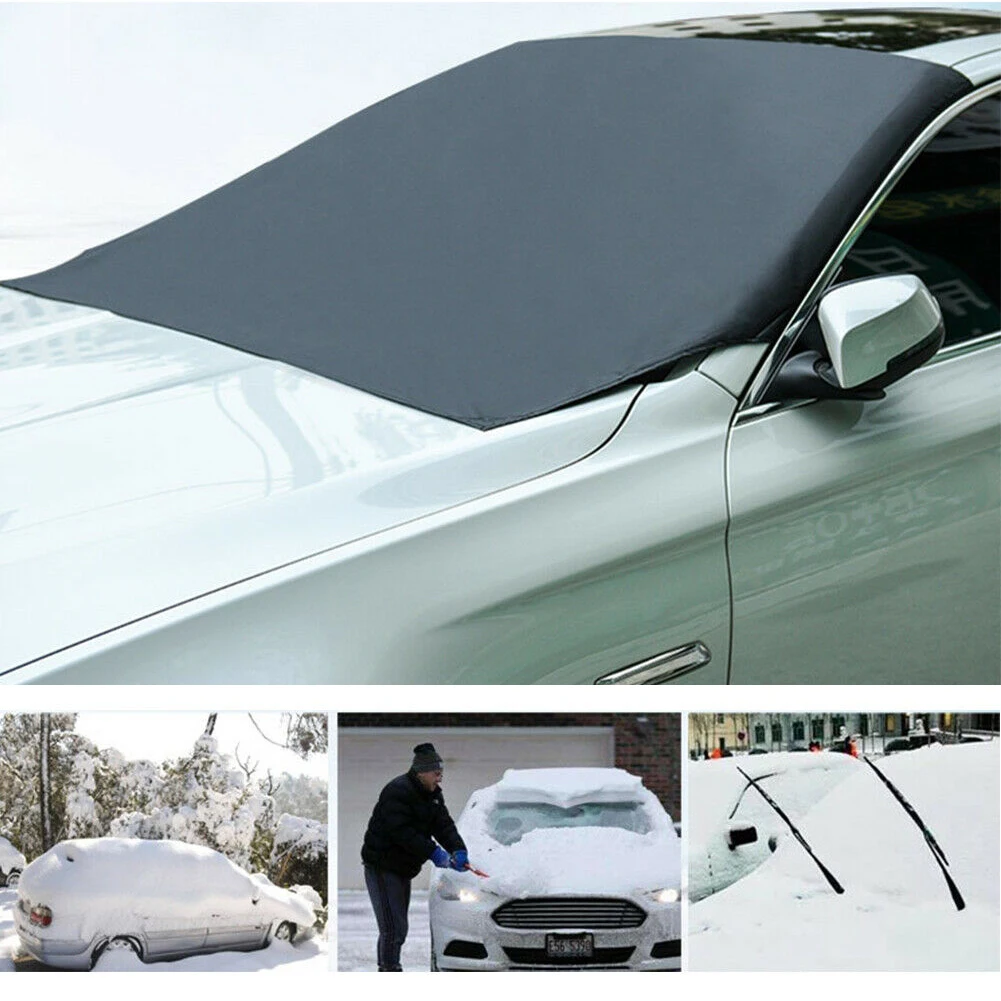 New Magnetic Car Windshield Snow Cover Winter Ice Frost Guard Sunshade Protector