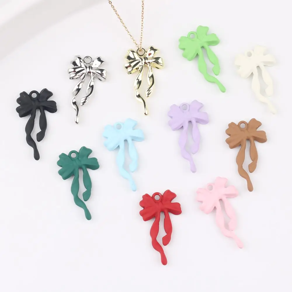 10 قطعة/الوحدة 15*27 مللي متر سبائك الزنك رسمت القوس قلادة سحر عقد دي اي واي سوار أقراط اكسسوارات