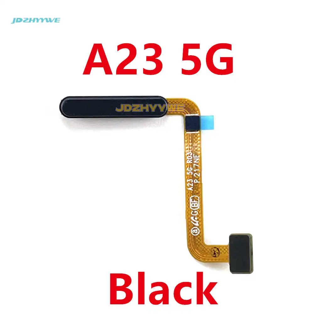 For Samsung Galaxy A23 4G 5G A236 A236B Home Button Fingerprint Sensor Flex With Power Key Button Flex Cable