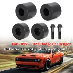 For all 2017 - 2023 Dodge Challenger Hellcat Charger and Demon Lift Pad Pros Front and Rear Jack Pads Lifting Kit