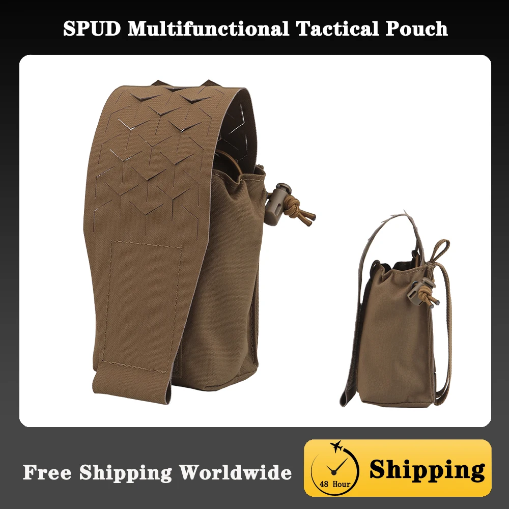 SPUD Multifunctional Tactical Pouch Chest Magazine Bag M4AK Cordless MOLLE Compatible for Hunting Game Paraphernalia Storage Bag