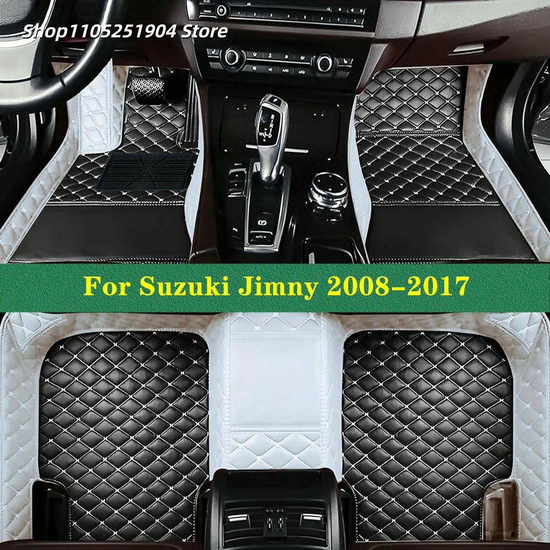 Auto Carpets Car Floor Mats For Suzuki Jimny 2017 2016 2015 2014 2013 2012 2011 2010 2009 2008 Car Mat Interior