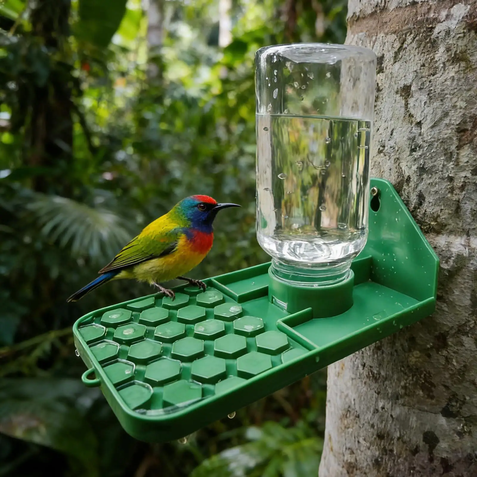 Spider Water Bowl Leakproof Multi-hole Small Animal Bowl Bee Habitat Accessories for Small Animal Geckos Bird Outdoor Daily