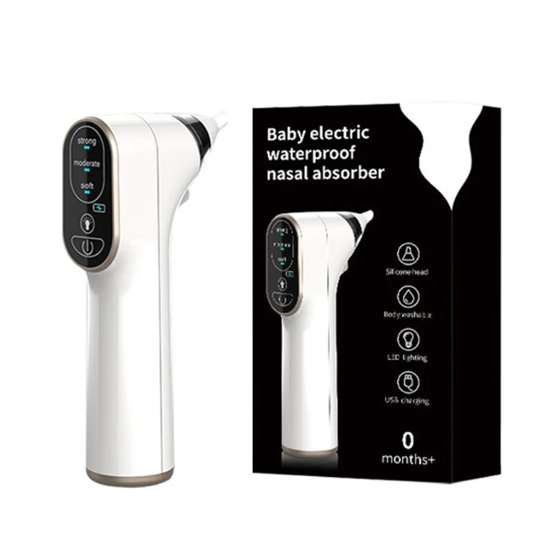 

Baby Nose Sucker Electric Nasal Aspirator with LED Display Screen Rechargeable and Portable Booger Sucker for Newborns