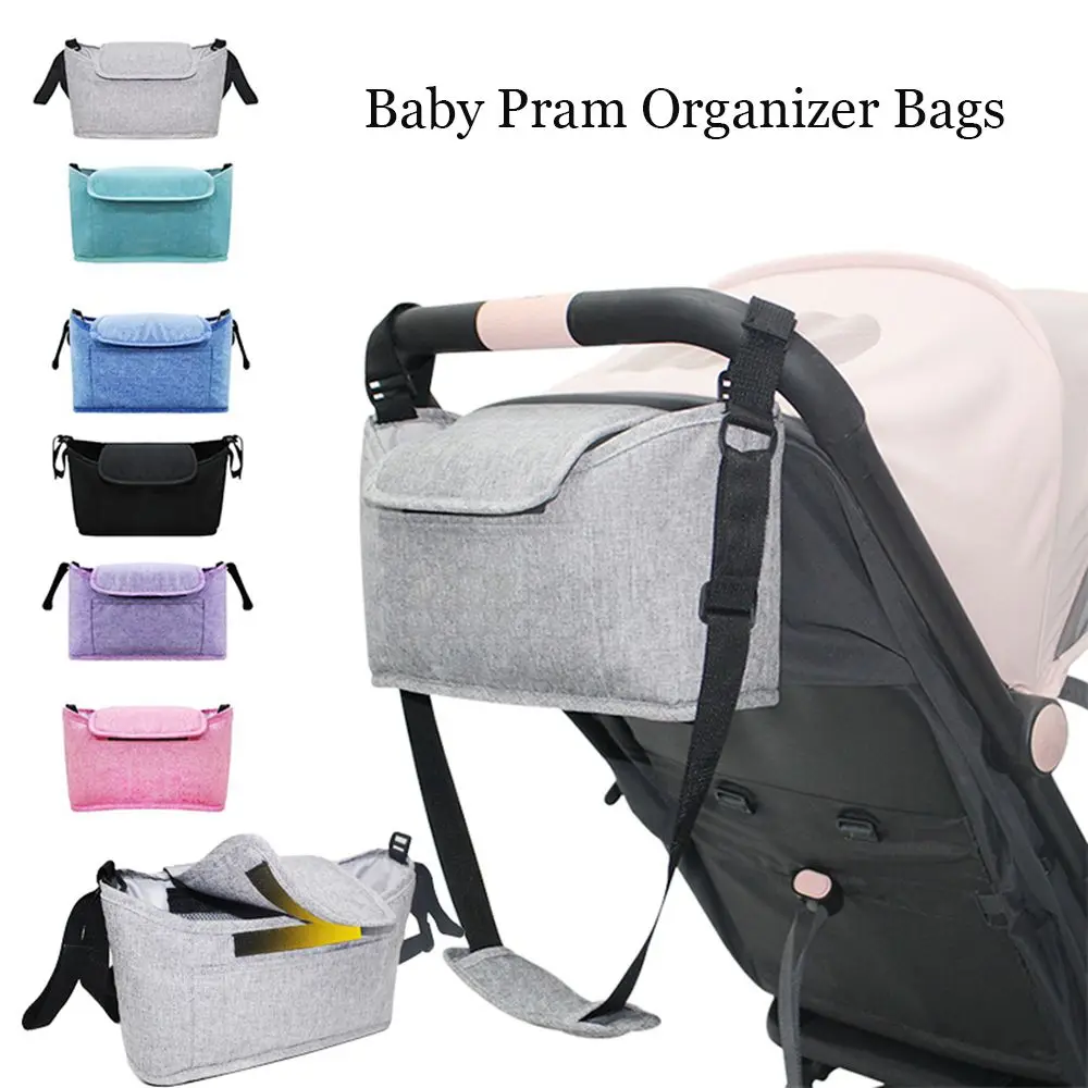 

Buggy Infant Nappy Bags Baby Stroller Accessories Baby Pram Organizer Stroller Storage Bag Stroller Cup Holder Bottle Holder