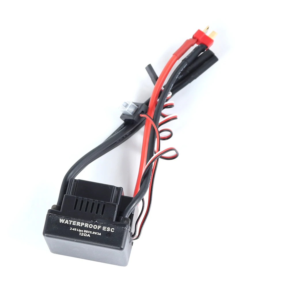 Waterproof ESC 60A 80A 120A S-80A S-120A Brushless ESC Electric Speed Controller with 5.5V / 3A BEC for 1/8 1/10 1:10 RC Car