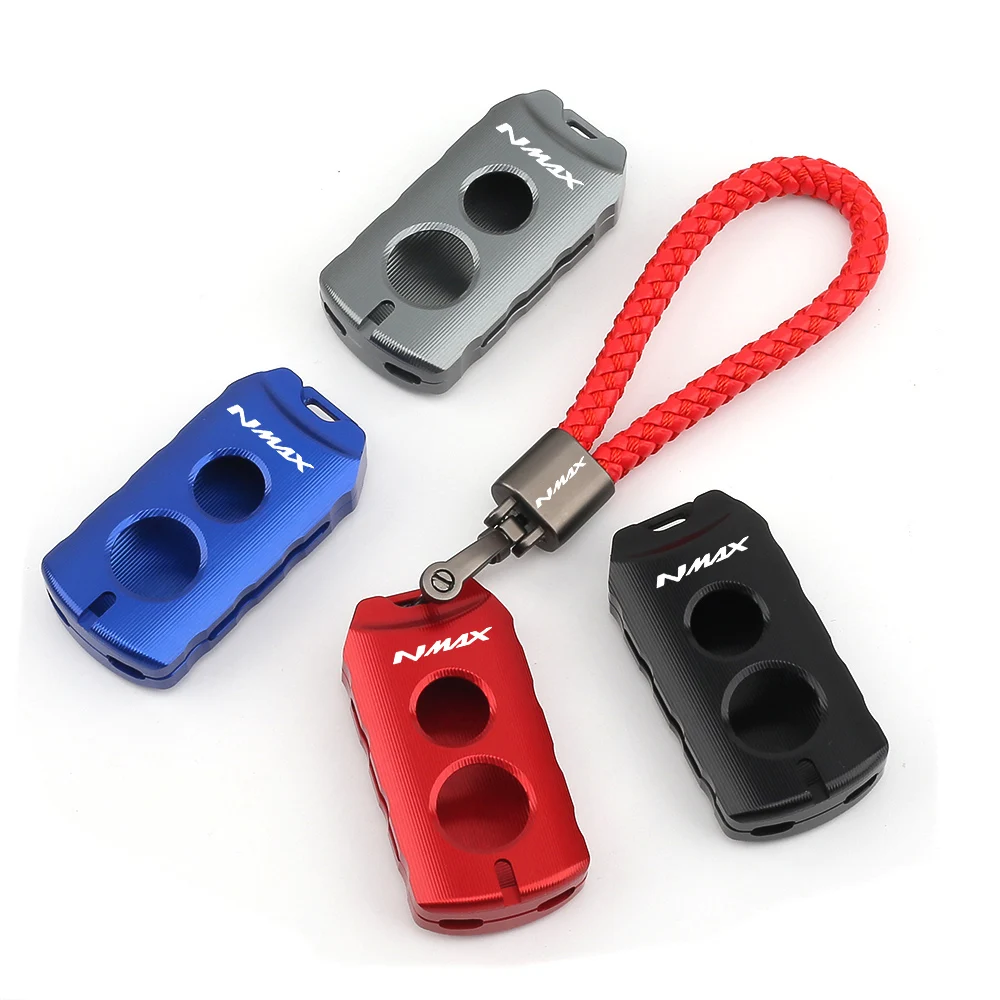 For Yamaha NVX NMAX 125 155 XMAX 125 250 300 400 2015-2024 Key Cover Protection Shell Motorcycle Parts Keychain Key Ring Case