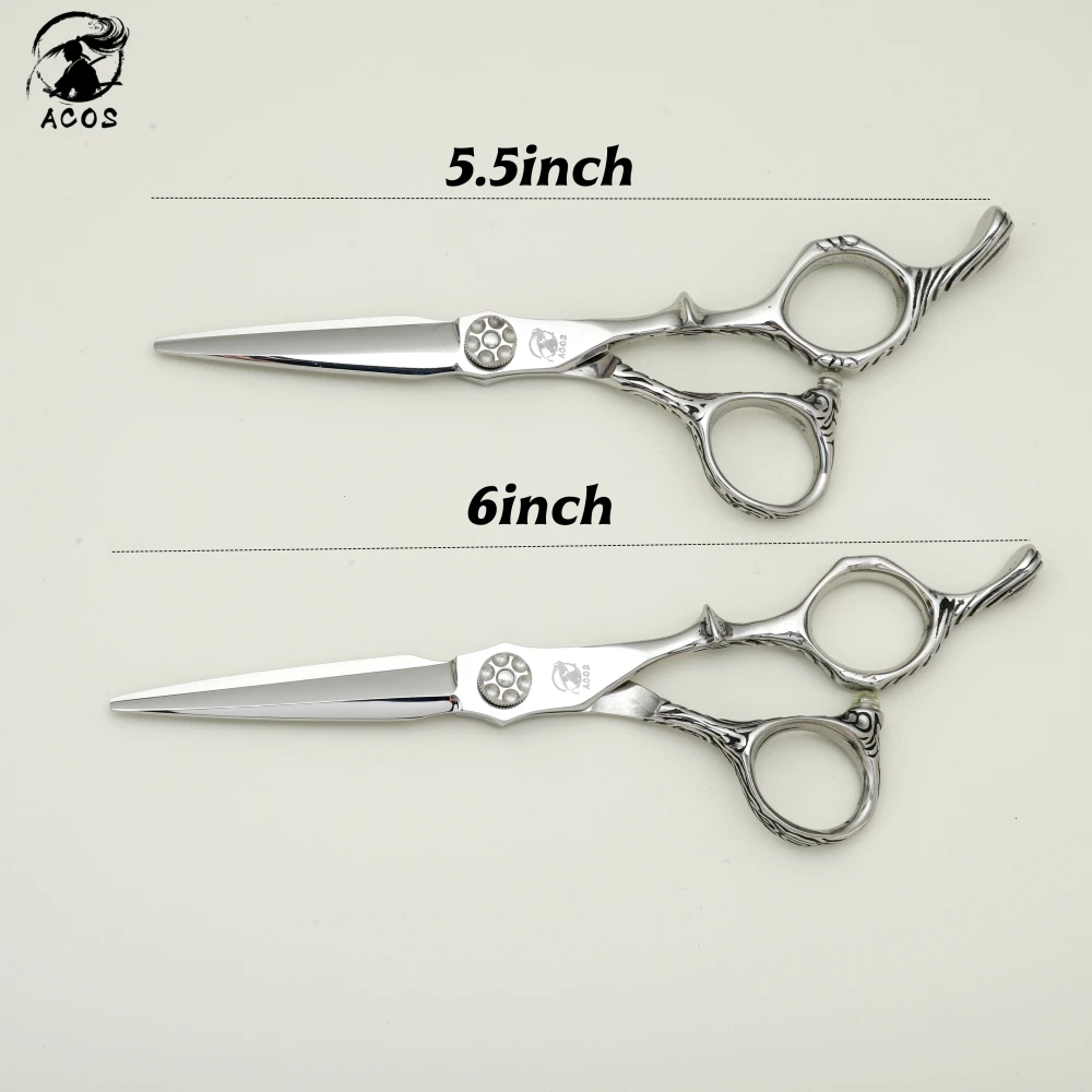 Professional hairdressing scissors Japanese 440C Steel 5.5–6-inch Set Thinning shears: 10%–25% Suitable for home use and salon