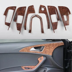 Car door handle decorative strip For Audi A6 C7 2012-2018