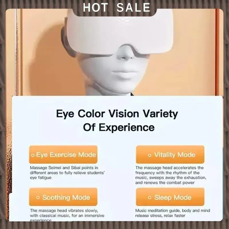 Masajeador de ojos Nano Steam para el cuidado de los ojos con calefacción, entrega en 24 horas, con Bluetooth, alivio de música, alivia la fatiga y Reduce las ojeras U