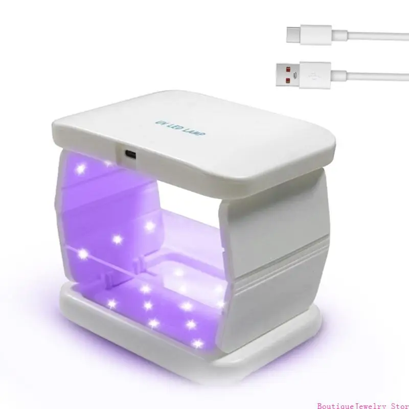 

E1PE Professional UV Curing Station 38 LED Beads Fast Hardening Double Exposure Resin Hardener For Complex Crafts