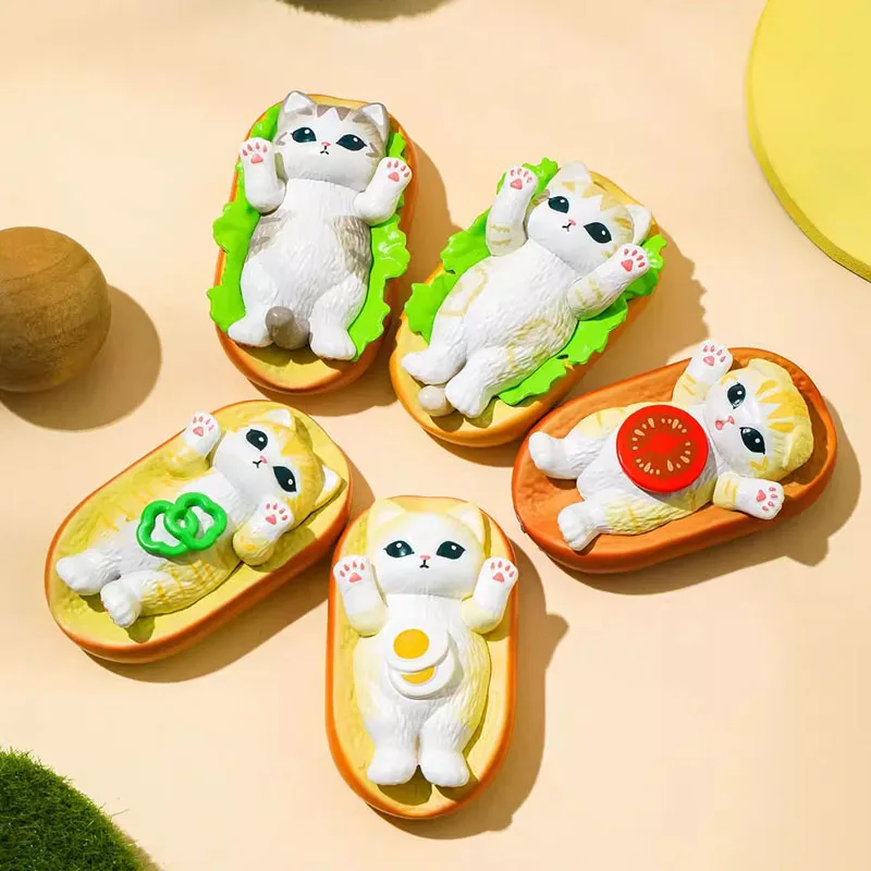 

Mofusand Mini Pangpang Series Blind Bag Q Version Kawaii Shark Cat Action Figure Ornaments Dolls Model Toy Gifts For Kids